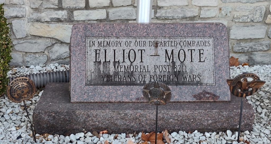 ELLIOTT-MOTE MEMORIAL POST 8211 DEPARTED COMRADES MEMORIAL