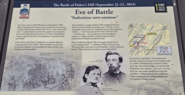 EVE OF BATTLE “INDICATIONS WERE OMINOUS” WAR MEMORIAL PANEL
