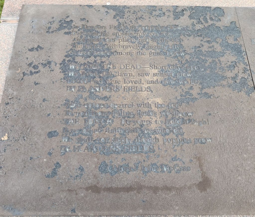 GEORGIA WORLD WAR I MEMORIAL STONE A