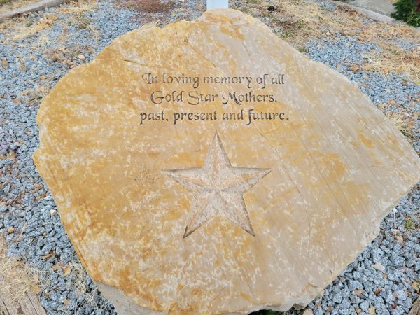 GOLD STAR MOTHERS MEMORIAL FLAGPOLE ROCK
