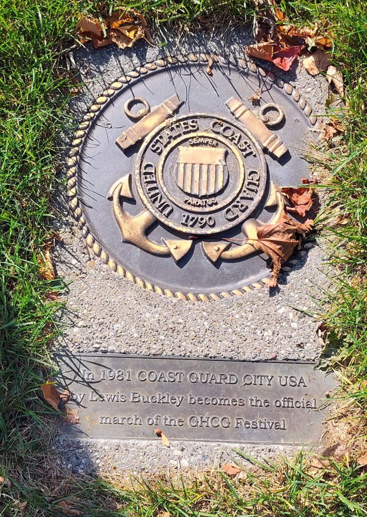 GRAND HAVEN COAST GUARD FESTIVAL MEMORIAL PLAQUE