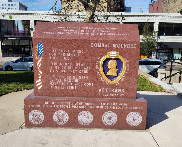GRAND RAPIDS COMBAT WOUNDED VETERANS MEMORIAL FRONT