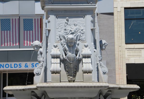 KENT COUNTY CIVIL WAR MEMORIAL AND FOUNTAIN STONE CARVING A