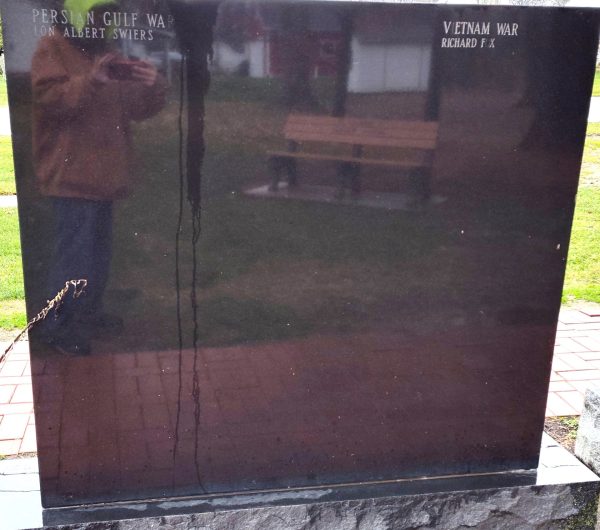 KIPTON-CAMDEN-HENRIETTA ROLL OF DECEASED WAR MEMORIAL STONE B