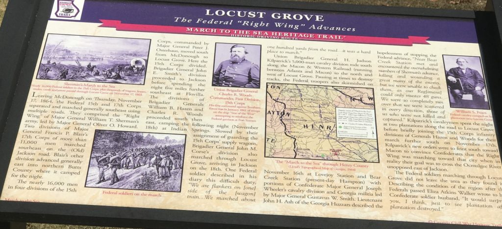 LOCUST GROVE THE FEDERAL “RIGHT WING” ADVANCED MEMORIAL PANEL