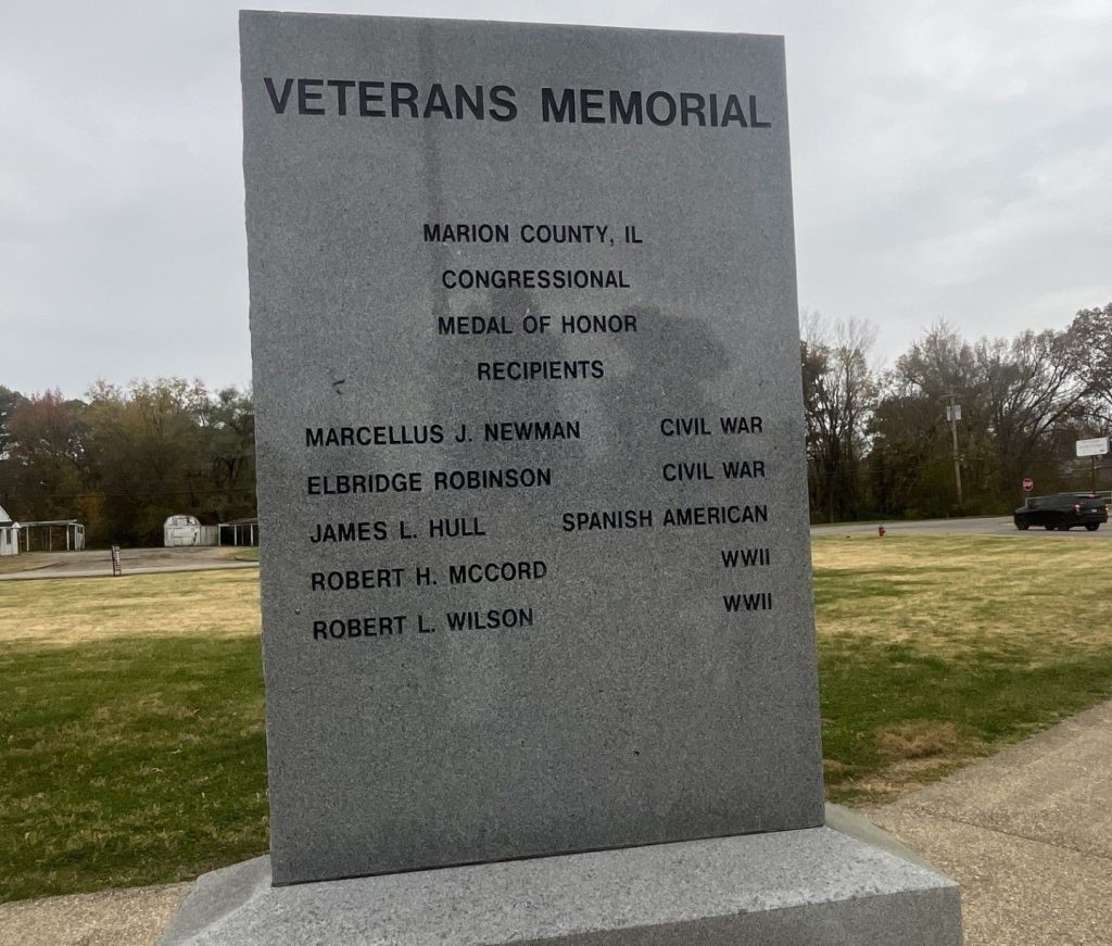 MARION COUNTY ALL WARS VETERANS MEMORIAL BACK