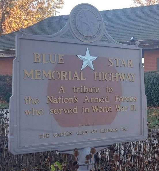 MARSHALL BLUE STAR MEMORIAL HIGHWAY MARKER