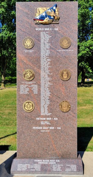 MONESSEN WAR VETERANS MEMORIAL CENTER STONE