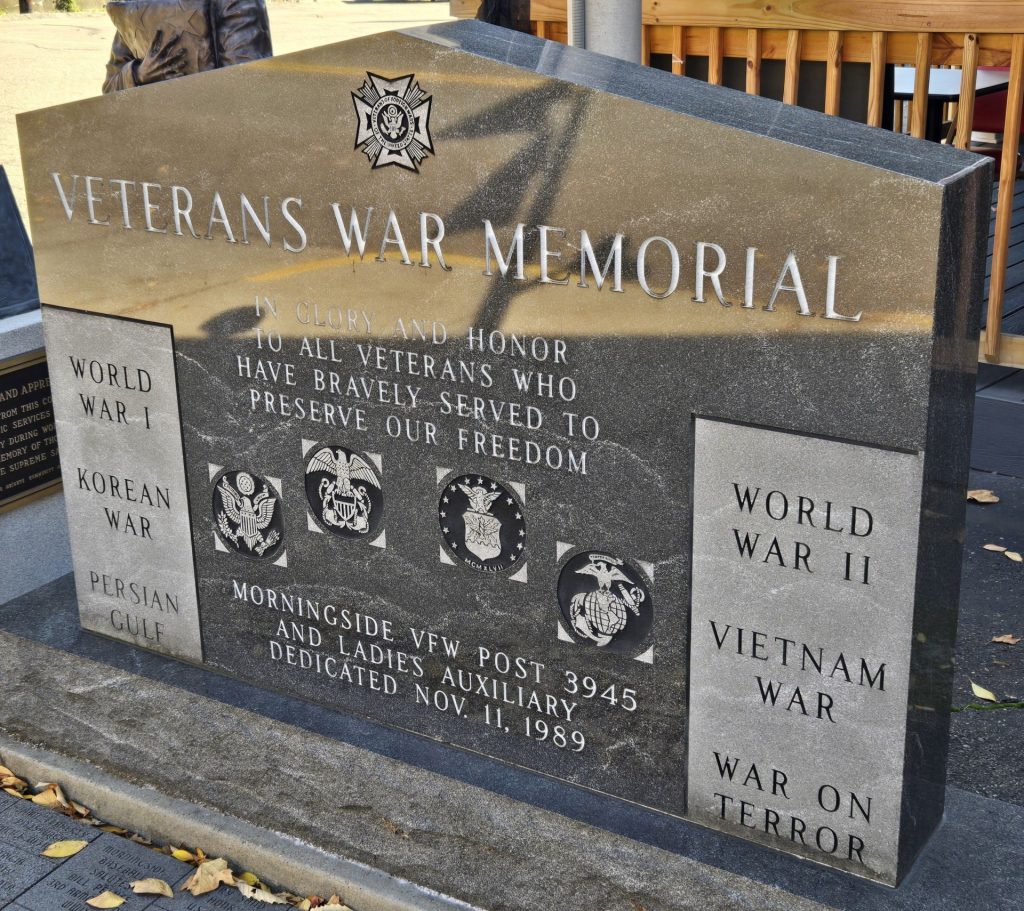 MORNINGSIDE VFW POST 3945 VETERANS WAR MEMORIAL