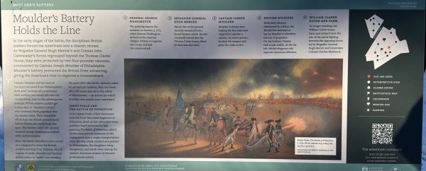 MOULDER’S BATTERY HOLDS THE LINE REVOLUTIONARY WAR MEMORIAL PANEL