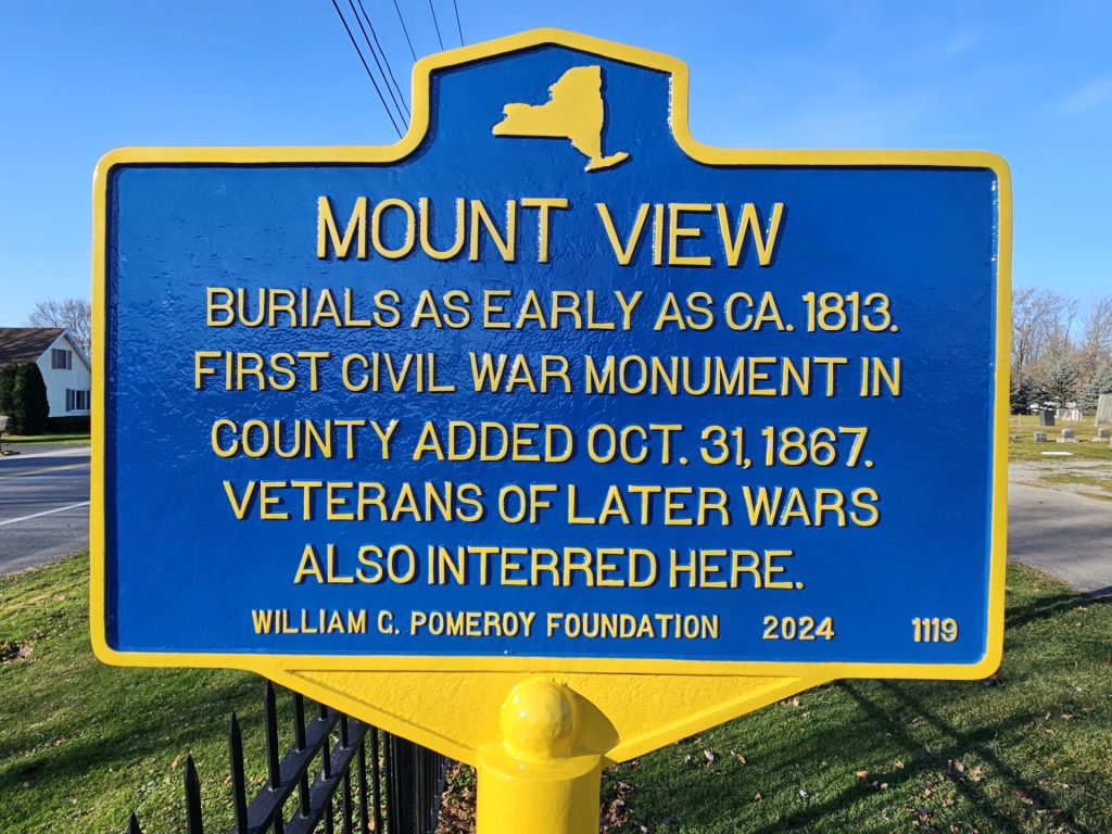 MOUNT VIEW WAR MEMORIAL MARKER