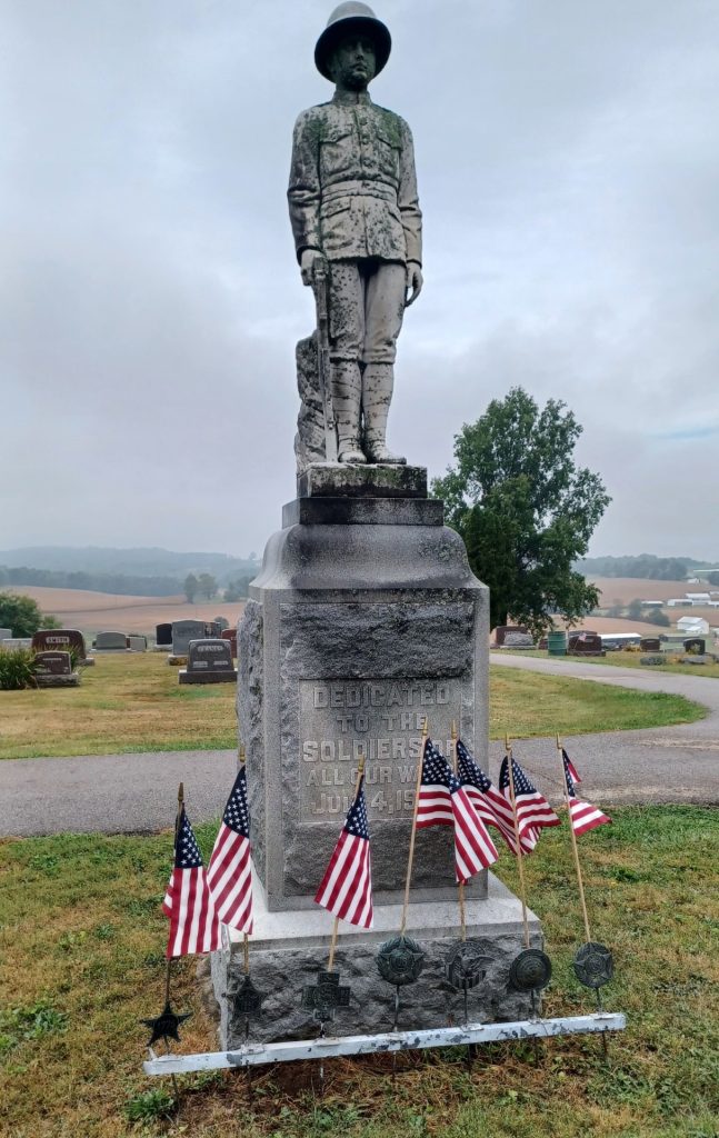 NASHVILLE UNITED METHODIST CHURCH CEMETERY WAR MEMORIAL