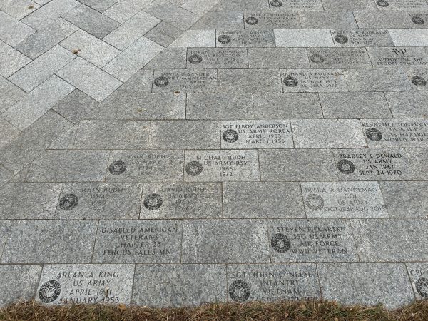 OTTERTAIL COUNTY WAR VETERANS MEMORIAL BRICKS SECTION E