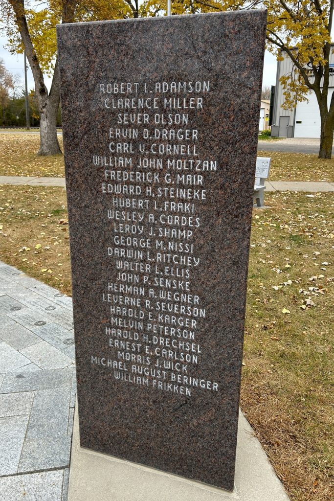 OTTERTAIL COUNTY WAR VETERANS MEMORIAL STONE H