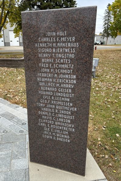 OTTERTAIL COUNTY WAR VETERANS MEMORIAL STONE K
