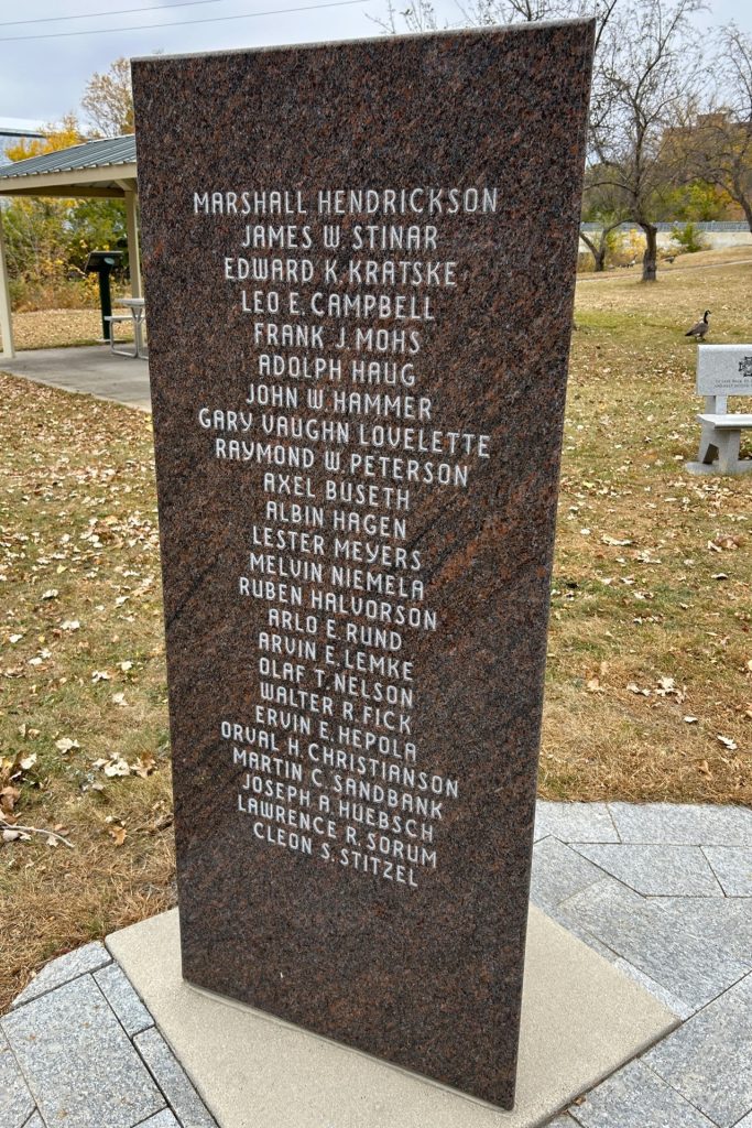 OTTERTAIL COUNTY WAR VETERANS MEMORIAL STONE M