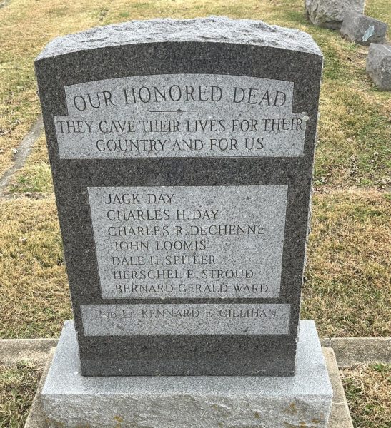 OUR HONORED DEAD WAR MEMORIAL CEMETERY STONE