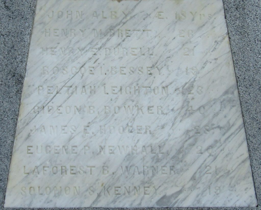 PARIS, MAINE CIVIL WAR MEMORIAL STONE A