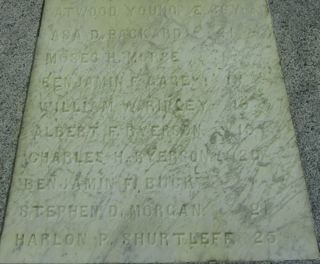 PARIS, MAINE CIVIL WAR MEMORIAL STONE C