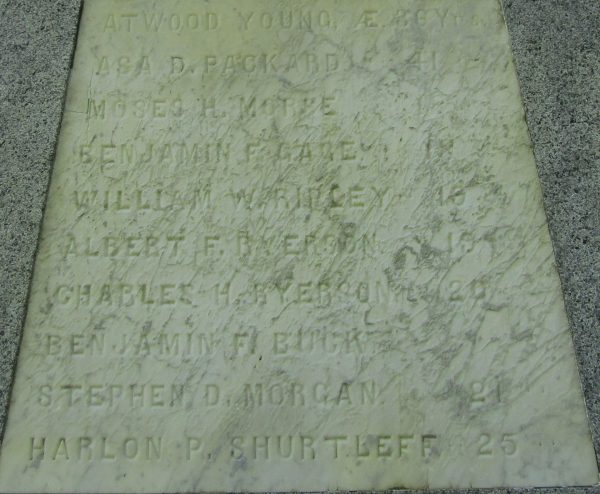 PARIS, MAINE CIVIL WAR MEMORIAL STONE C