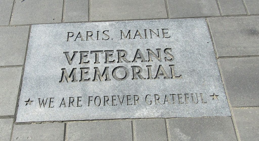 PARIS, MAINE VETERANS MEMORIAL PAVER