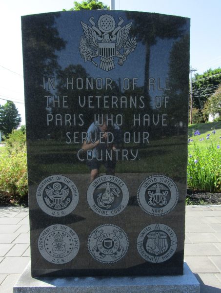 PARIS, MAINE VETERANS MEMORIAL STONE A
