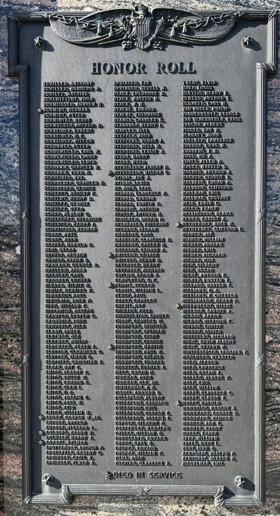 RICHLAND COUNTY THE GREAT WORLD WAR MEMORIAL PLAQUE C