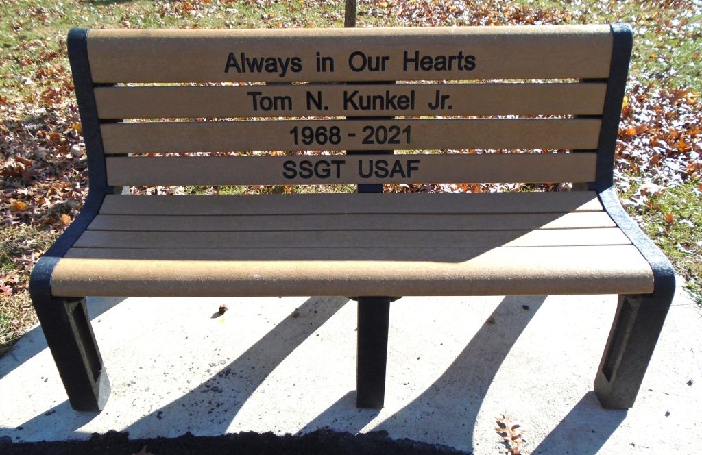 SCHUYLKILL HAVEN SURPEME SACRIFICE WAR MEMORIAL BENCH B