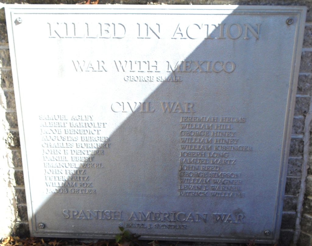 SCHUYLKILL HAVEN SUPREME SACRIFICE WAR MEMORIAL PLAQUE B