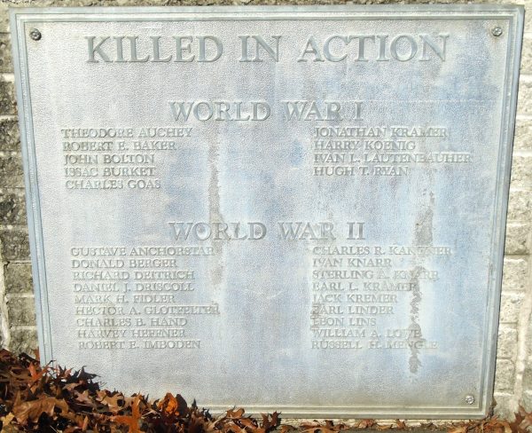 SCHUYLKILL HAVEN SUPREME SACRIFICE WAR MEMORIAL PLAQUE C