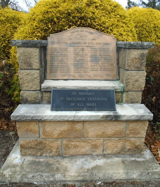 ST. MARY’S CHURCH OF THE MATERNITY CEMETERY VETERANS MEMORIAL