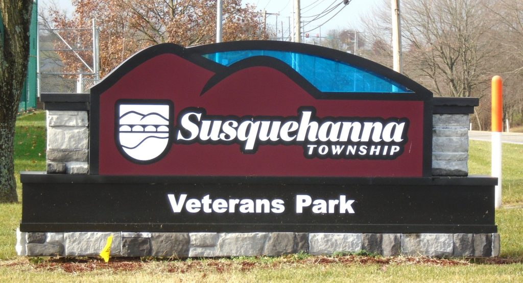 SUSQUEHANNA TOWNSHIP VETERANS PARK MEMORIAL MARKER