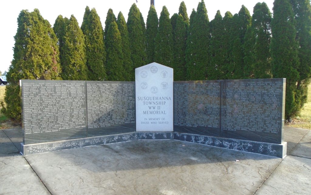 SUSQUEHANNA TOWNSHIP WW II MEMORIAL