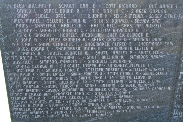 SUSQUEHANNA TOWNSHIP WW II MEMORIAL STONE G