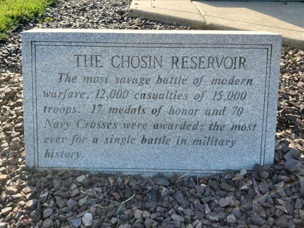 THE CHOSIN RESERVOIR WAR MEMORIAL STONE A