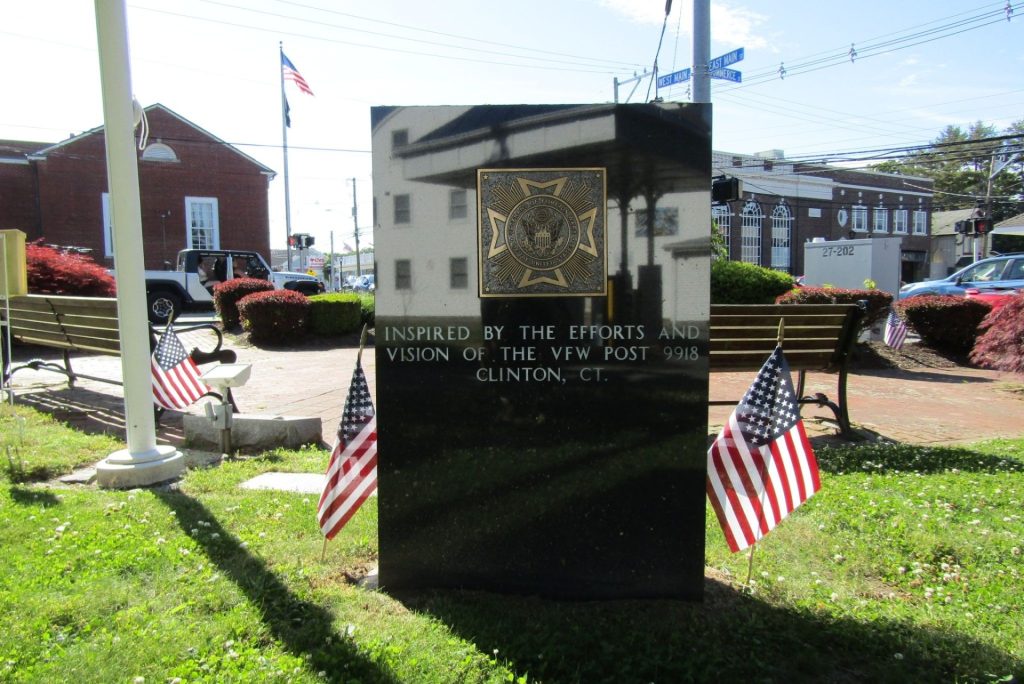 VFW POST 9918 ARMED FORCES WAR MEMORIAL BACK