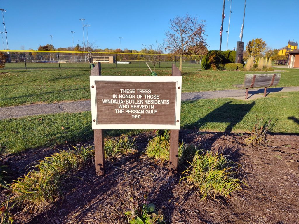 VANDALIA-BUTLER PERSIAN GULF WAR VETERANS MEMORIAL