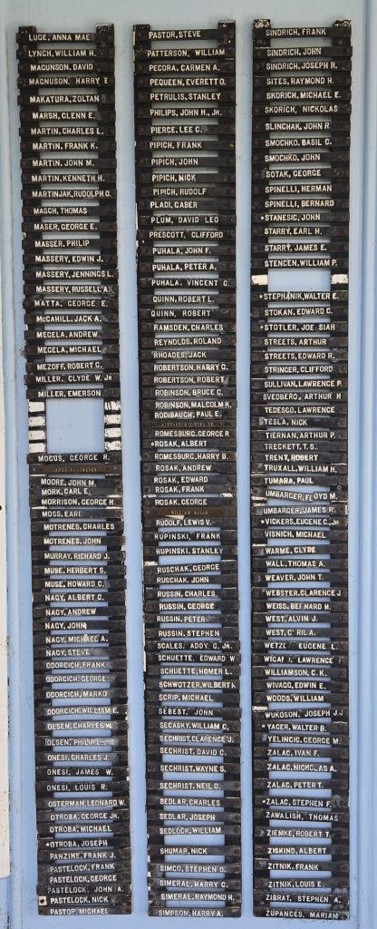 VERSAILLES BOROUGH HONOR ROLL WAR MEMORIAL PLAQUE B