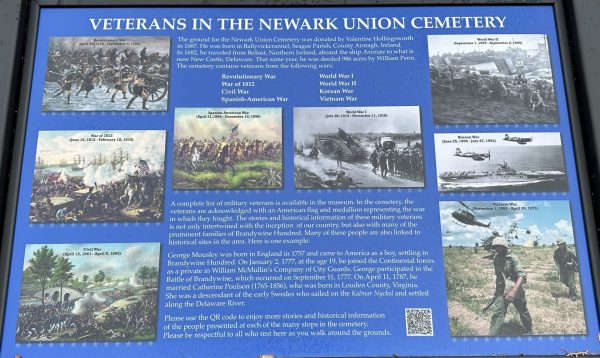 VETERANS IN THE NEWARK UNION CEMETERY MEMORIAL PANEL