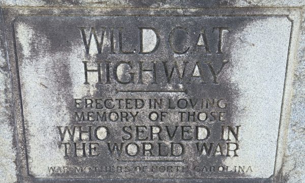 WILDCAT HIGHWAY WAR MEMORIAL PLAQUE