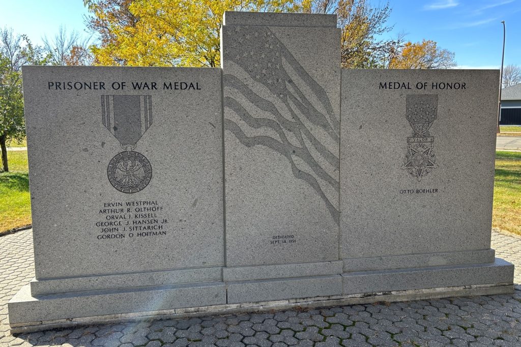 WILKIN COUNTY VETERANS MEMORIAL BACK