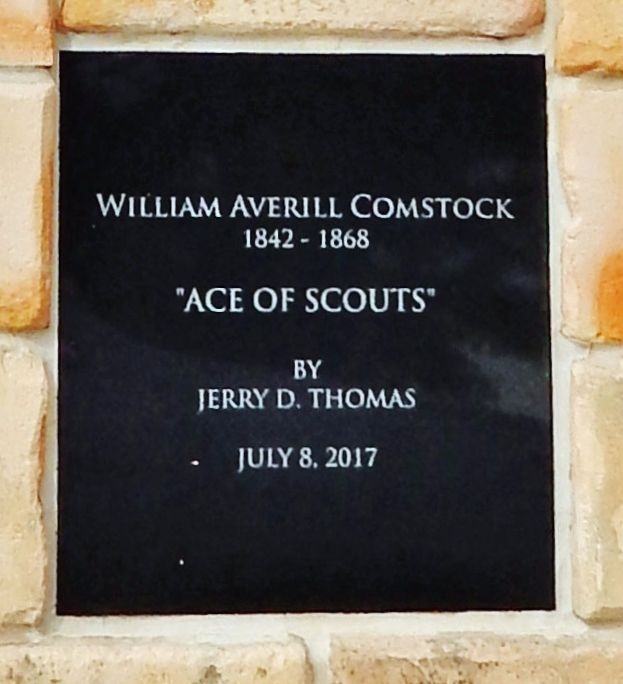 WILLIAM AVERILL COMSTOCK “ACE OF SCOUTS” MEMORIAL PLAQUE A