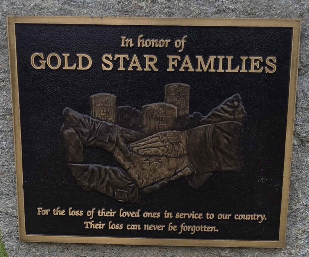 YORK COUNTY GOLD STAR MEMORIAL PLAQUE