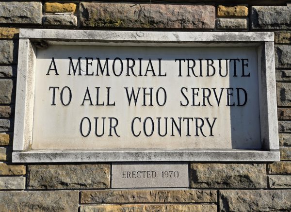 A MEMORIAL TRIBUTE TO ALL WHO SERVED WAR MEMORIAL STONE