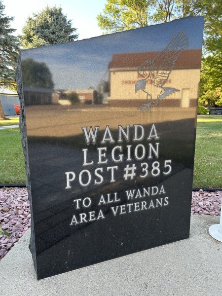 ALL WANDA AREA VETERANS MEMORIAL LEFT STONE