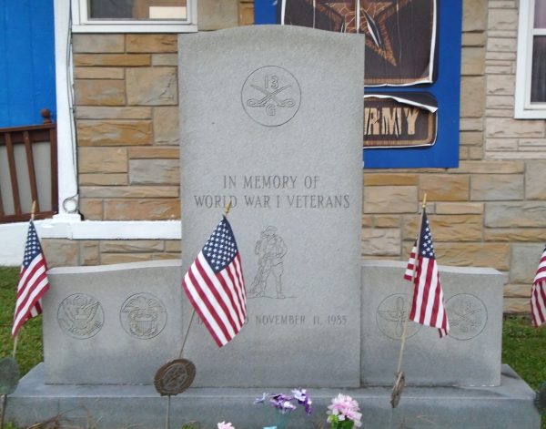 AMERICAN LEGION POST 430 WORLD WAR I VETERANS MEMORIAL