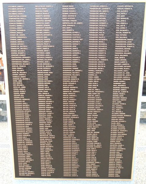 AMERICAN LEGION POST 506 VETERANS MEMORIAL PLAQUE B