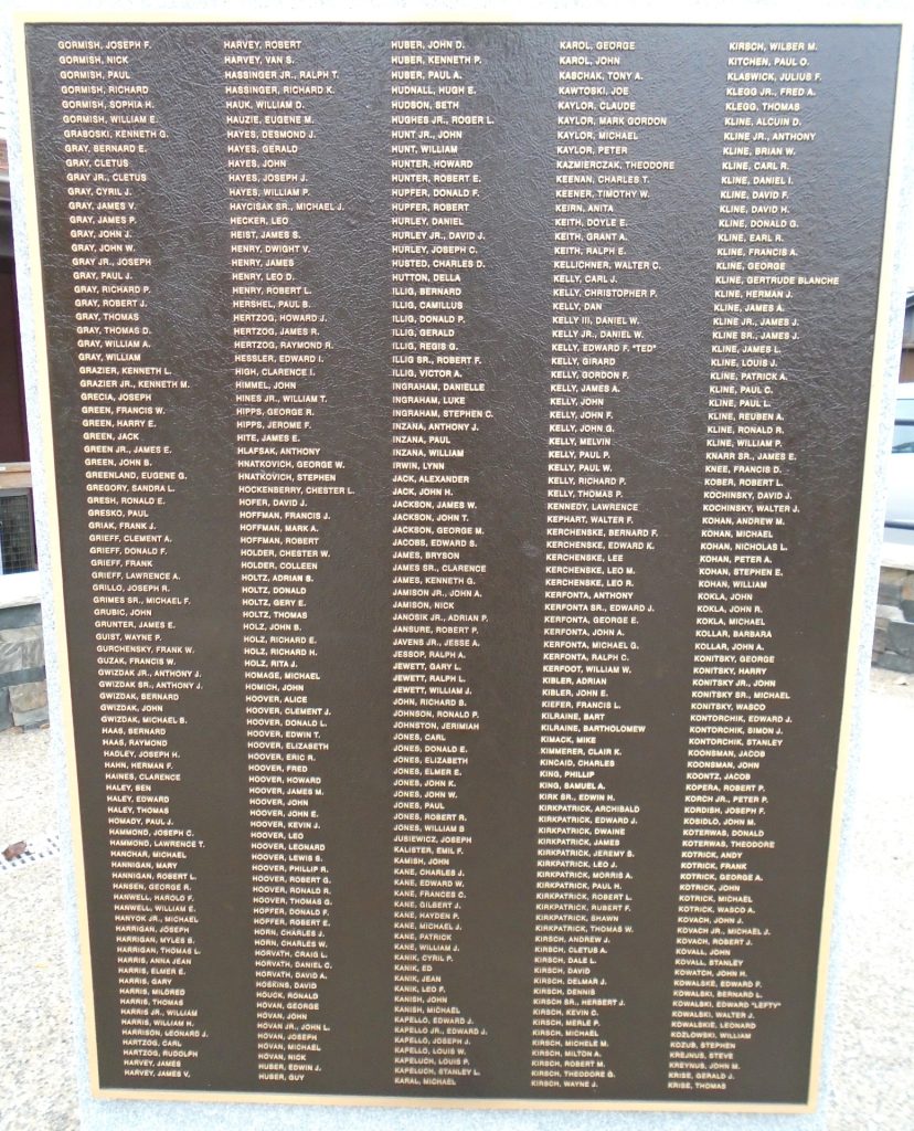 AMERICAN LEGION POST 506 VETERANS MEMORIAL PLAQUE C