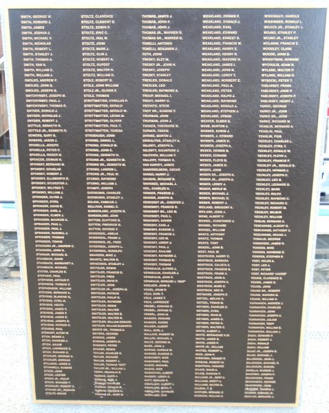 AMERICAN LEGION POST 506 VETERANS MEMORIAL PLAQUE F