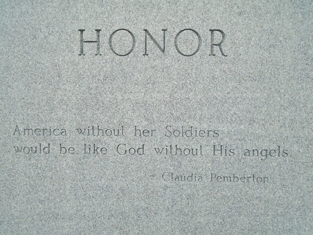 AMERICAN LEGION POST 506 VETERANS MEMORIAL STONE D